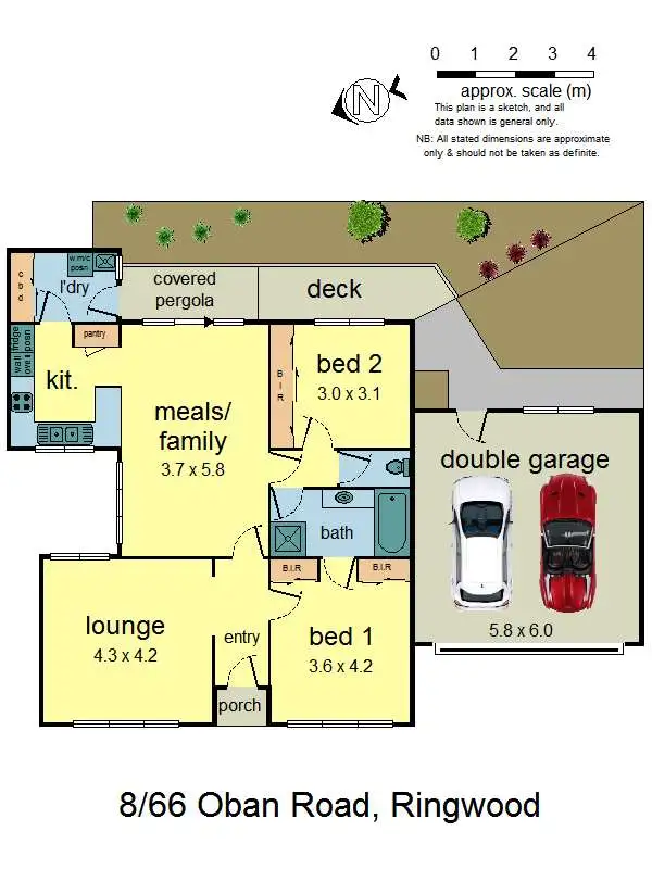 Floorplan of Homely unit listing, 8/66 Oban Road, Ringwood VIC 3134