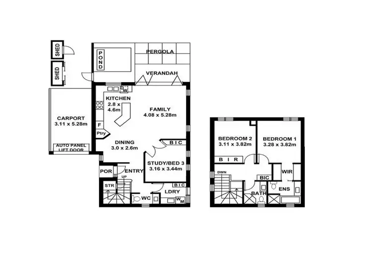 Floorplan of Homely house listing, 3A Lomond Avenue, Kensington Park SA 5068