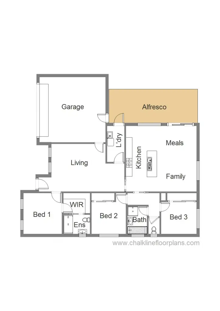 Floorplan of Homely house listing, 24 Bellview Court, Mansfield VIC 3722