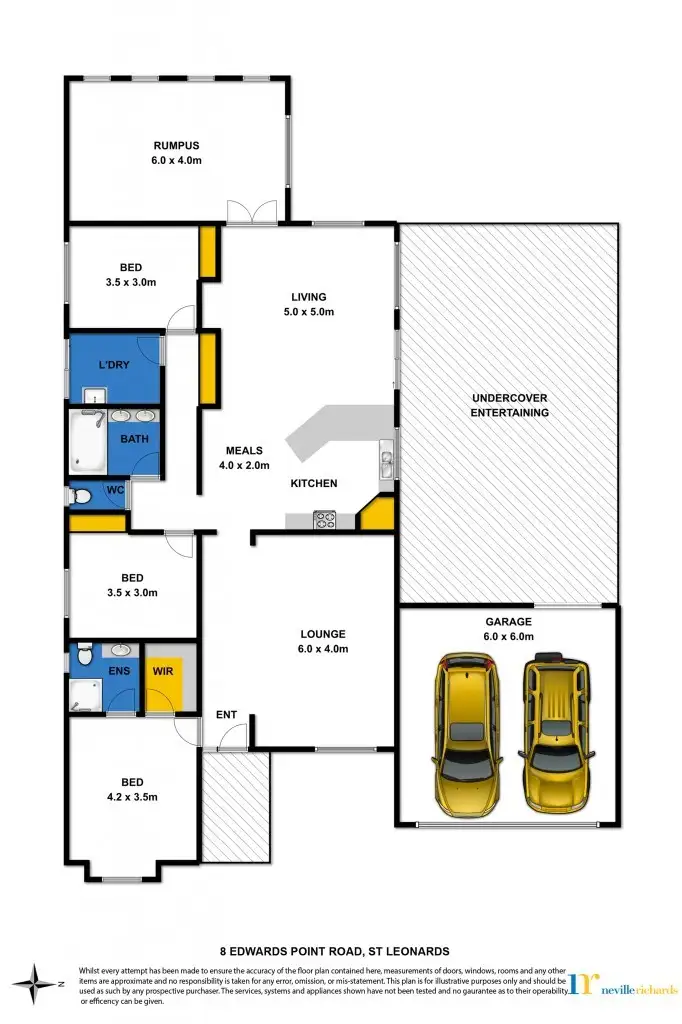 Floorplan of Homely house listing, 8 Edwards Point Road, St Leonards VIC 3223