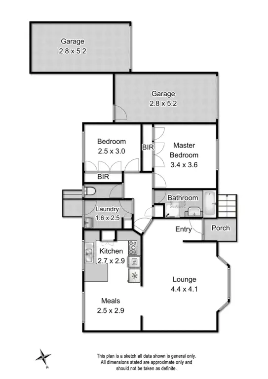 Floorplan of Homely unit listing, 2/5 Marwarra Street, Ringwood East VIC 3135