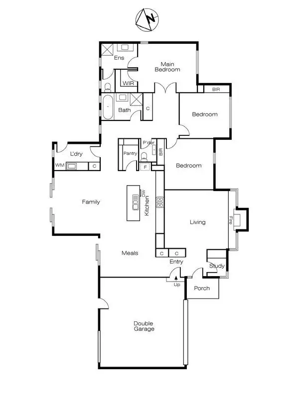 Floorplan of Homely house listing, 10 Whykes Avenue, Buninyong VIC 3357