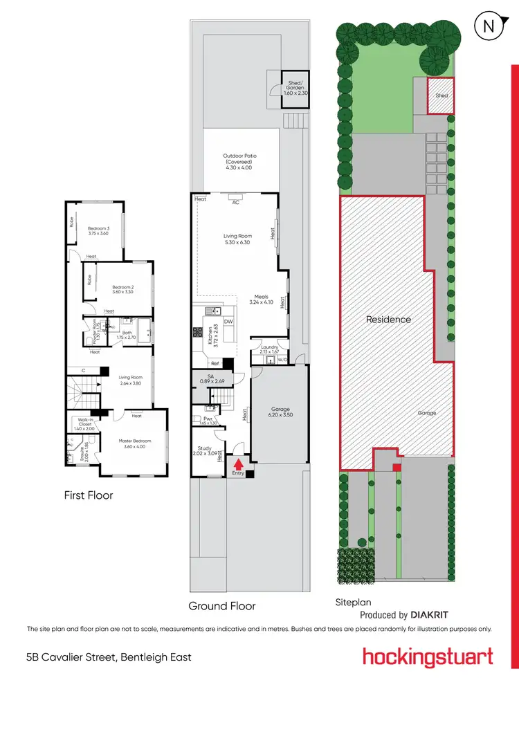 Floorplan of Homely townhouse listing, 5B Cavalier Street, Bentleigh East VIC 3165