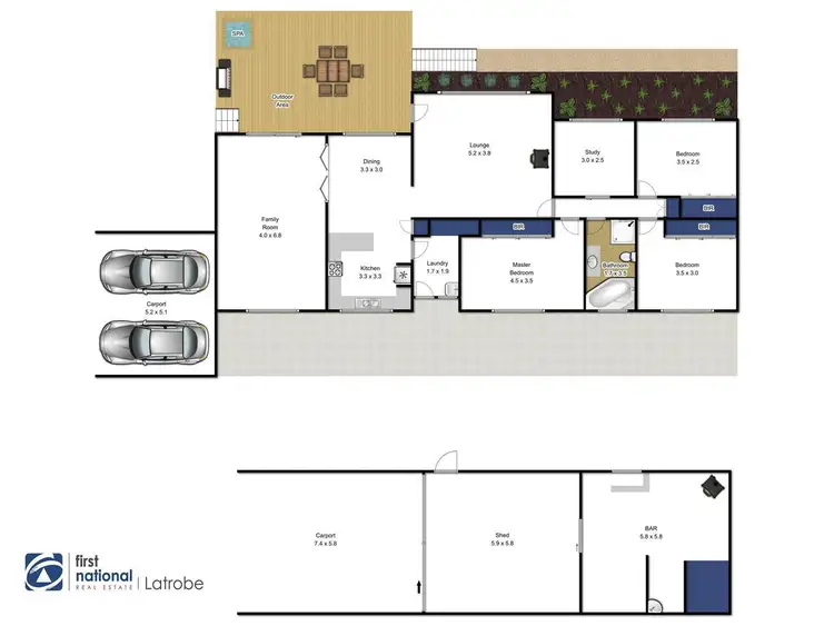 Floorplan of Homely house listing, 4 Gilmours Road, Tyers VIC 3844
