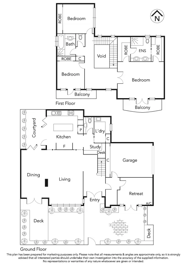 Floorplan of Homely townhouse listing, 1/89 Centre Road, Brighton East VIC 3187