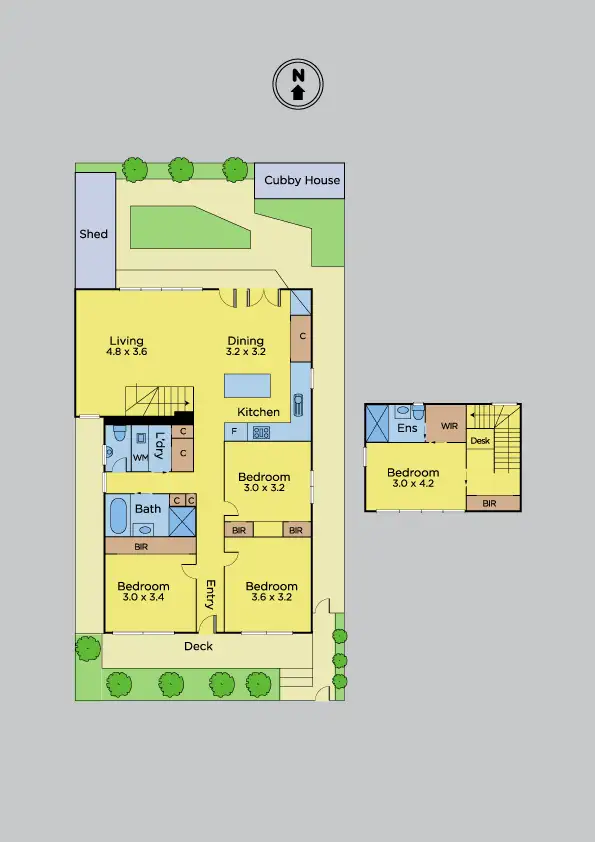 Floorplan of Homely house listing, 8 Ovens Street, Yarraville VIC 3013