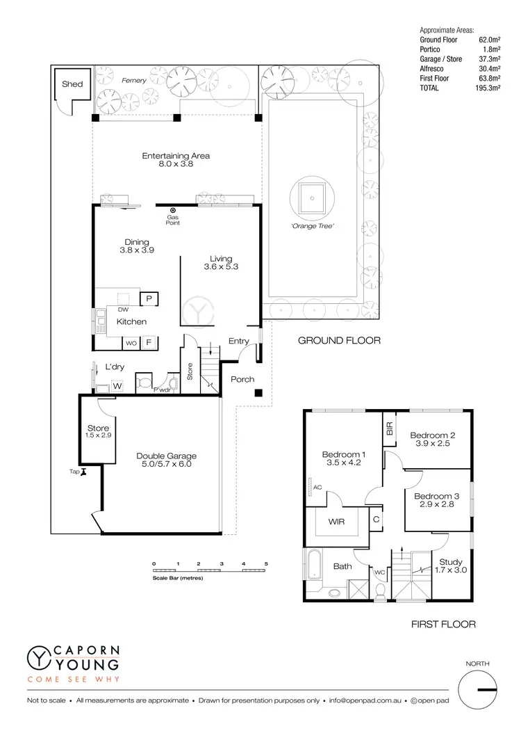 Floorplan of Homely house listing, 183B Herbert Street, Doubleview WA 6018
