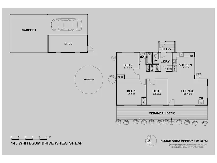 Floorplan of Homely house listing, 145 Whitegum Drive, Wheatsheaf VIC 3461
