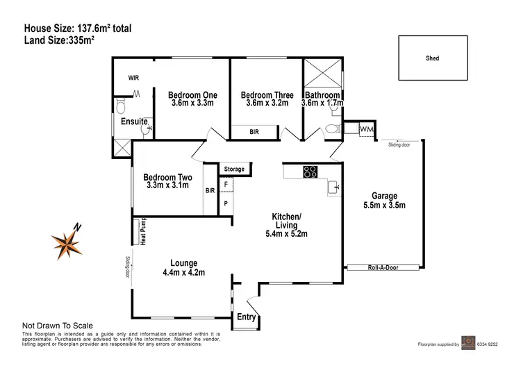 Floorplan of Homely unit listing, 2/5 Owen Place, Summerhill TAS 7250