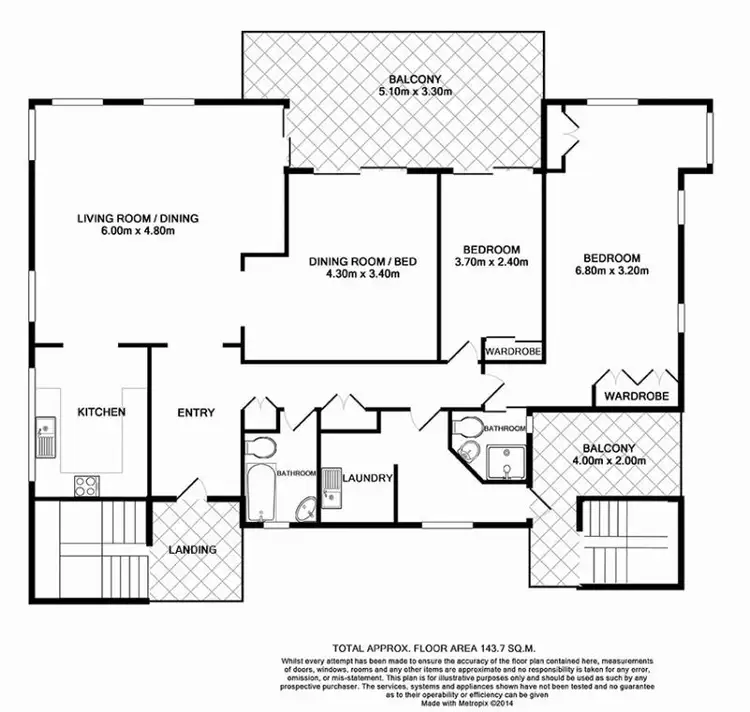 Floorplan of Homely apartment listing, Address available on request