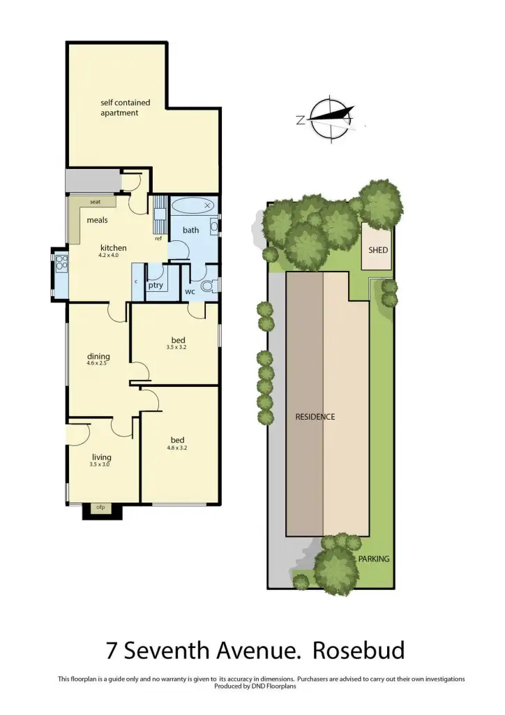 Floorplan of Homely house listing, 7 Seventh Avenue, Rosebud VIC 3939