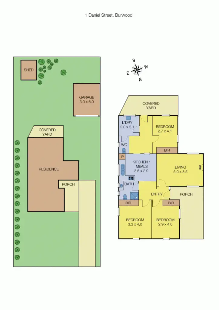 Floorplan of Homely house listing, 1 Daniel Street, Burwood VIC 3125