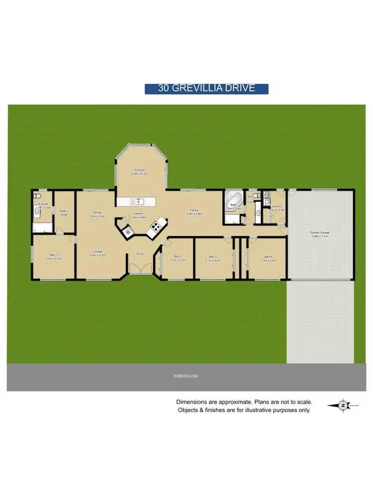 Floorplan of Homely house listing, 30 Grevillia Drive, Waterview Heights NSW 2460