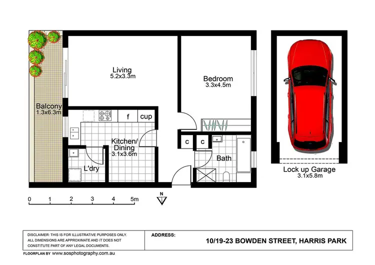 Floorplan of Homely apartment listing, 10/19-23 Bowden Street, Harris Park NSW 2150