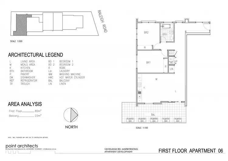 Floorplan of Homely apartment listing, 6/125 Raleigh Road, Maribyrnong VIC 3032