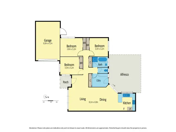 Floorplan of Homely villa listing, 2/37 Thornhill Drive, Keilor Downs VIC 3038