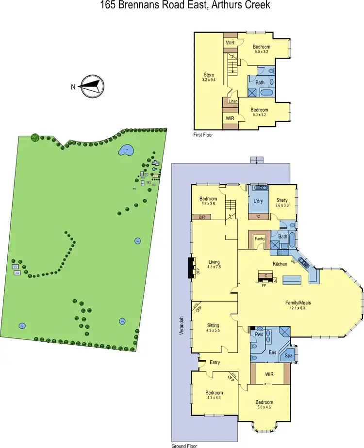 Floorplan of Homely house listing, 165 Brennans Road East, Arthurs Creek VIC 3099