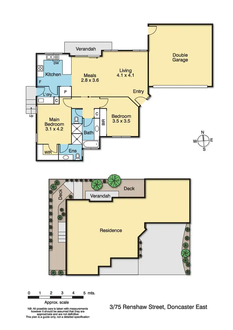 Floorplan of Homely unit listing, 3/75 Renshaw Street, Doncaster East VIC 3109
