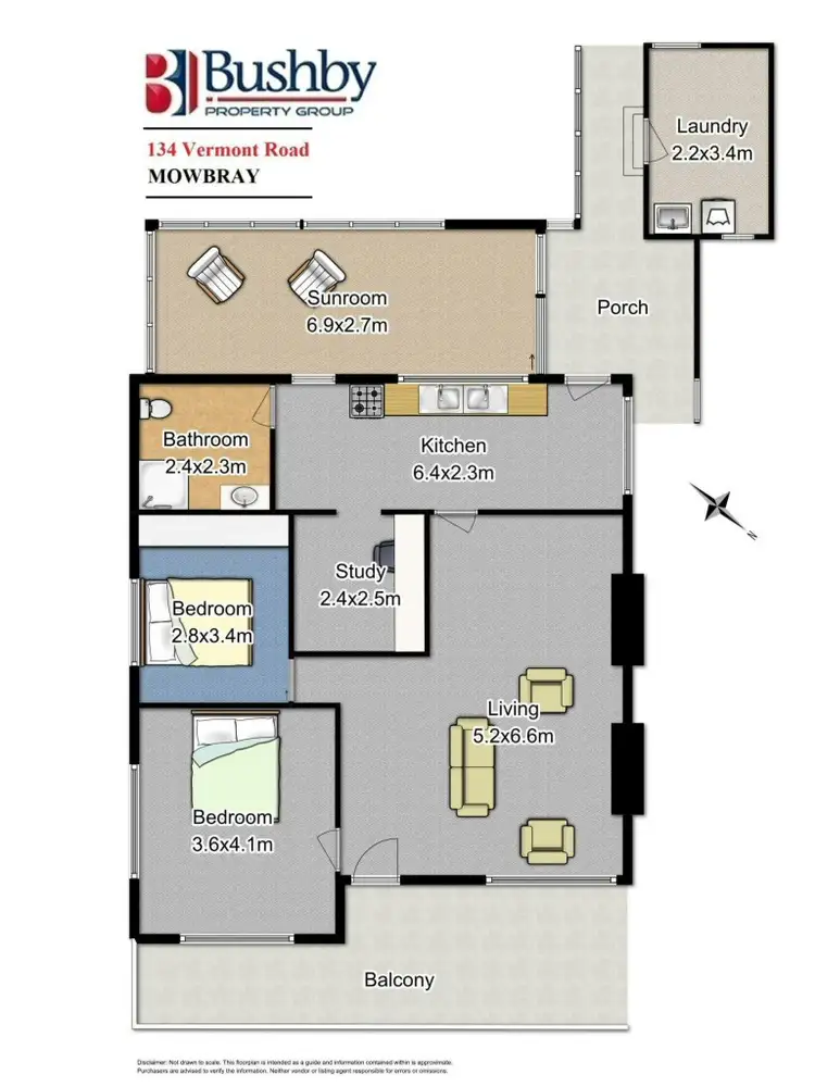 Floorplan of Homely house listing, 134 Vermont Road, Mowbray TAS 7248