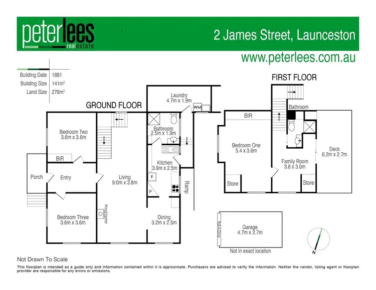 Floorplan of Homely house listing, 2 James Street, Launceston TAS 7250