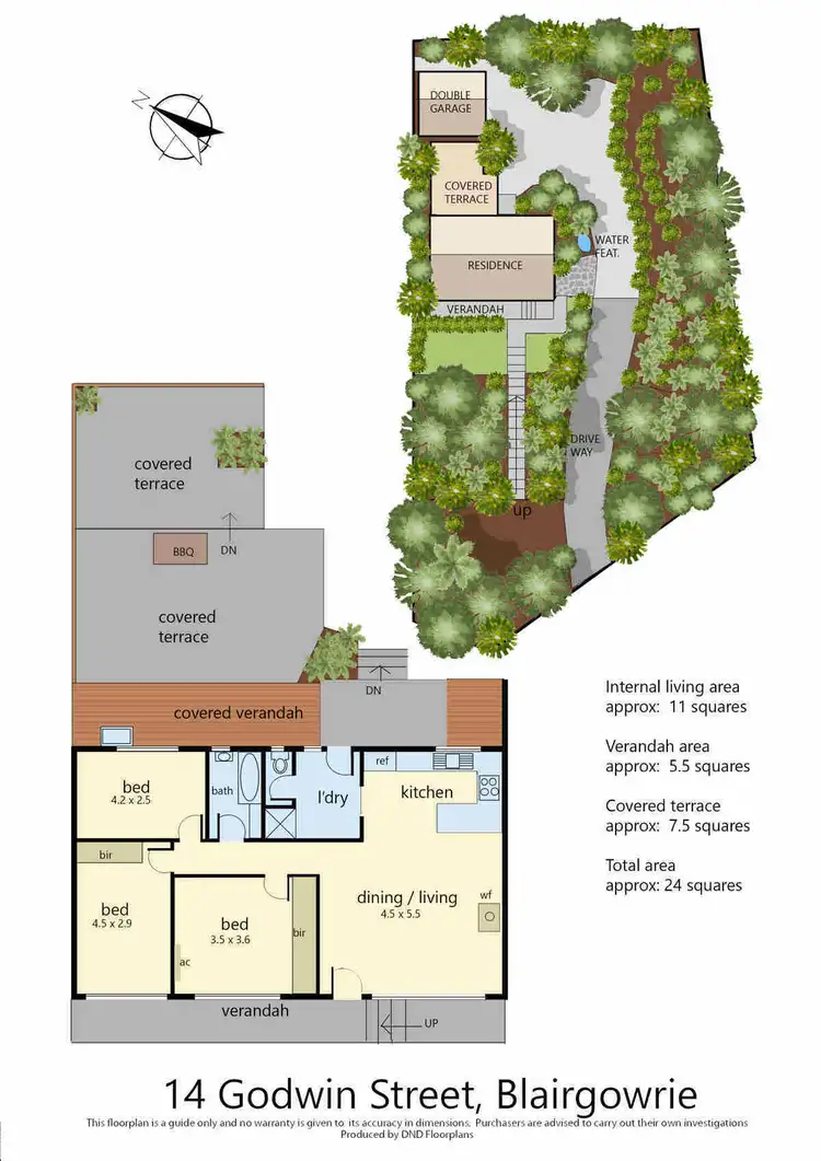 Floorplan of Homely house listing, 14-18 Godwin Street, Blairgowrie VIC 3942