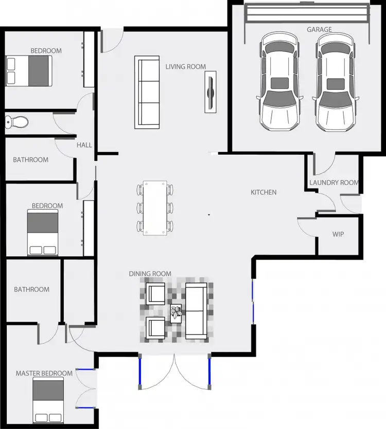 Floorplan of Homely house listing, 8 Suffolk Drive, Mildura VIC 3500