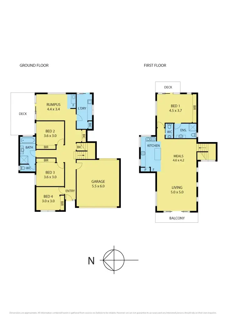 Floorplan of Homely house listing, 5 Lune Court, Torquay VIC 3228