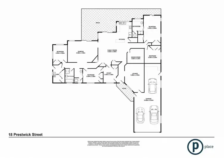 Floorplan of Homely house listing, 18 Prestwick Street, Oxley QLD 4075
