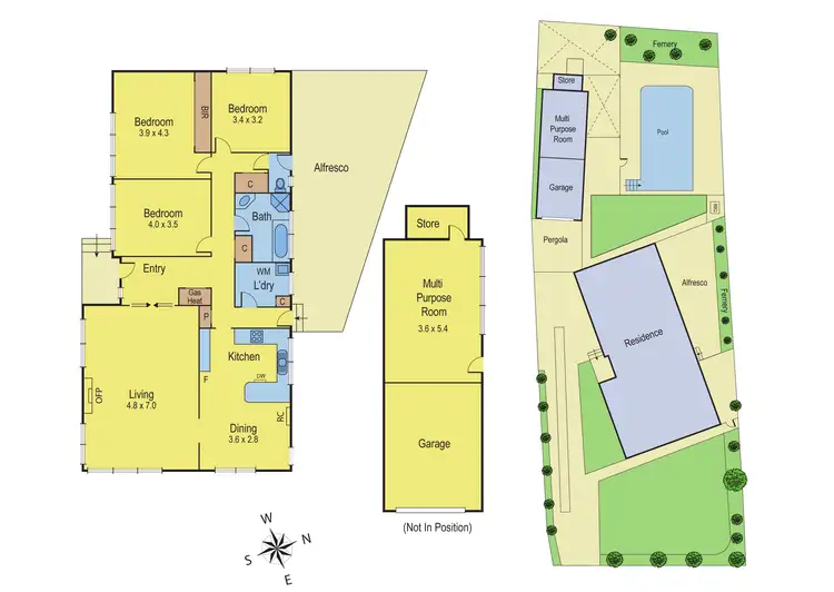 Floorplan of Homely house listing, 44 Anthony Street, Newcomb VIC 3219