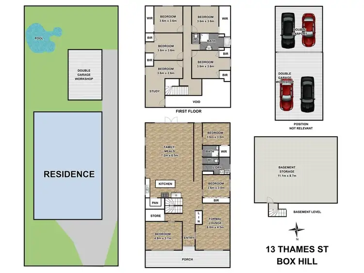 Floorplan of Homely house listing, 13 & 15 Thames Street, Box Hill VIC 3128