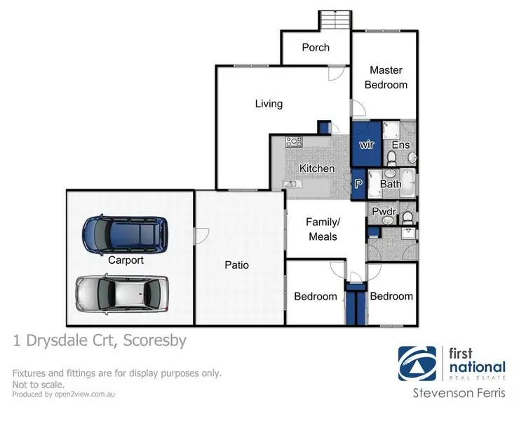 Floorplan of Homely house listing, 1 Drysdale Court, Scoresby VIC 3179
