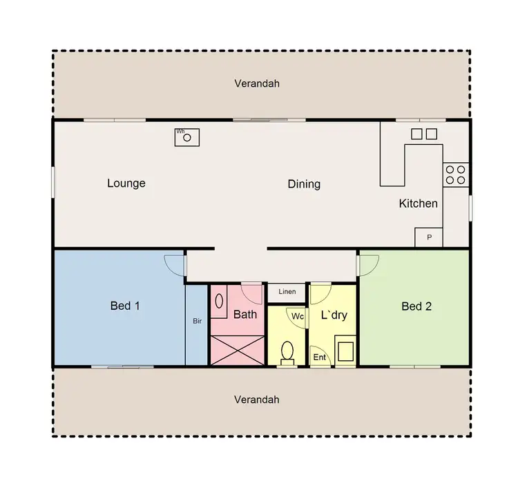 Floorplan of Homely house listing, 150 Baldwins Road, Trawalla VIC 3373