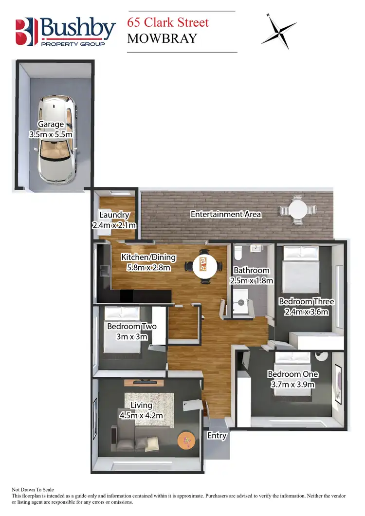 Floorplan of Homely house listing, 65 Clark Street, Mowbray TAS 7248