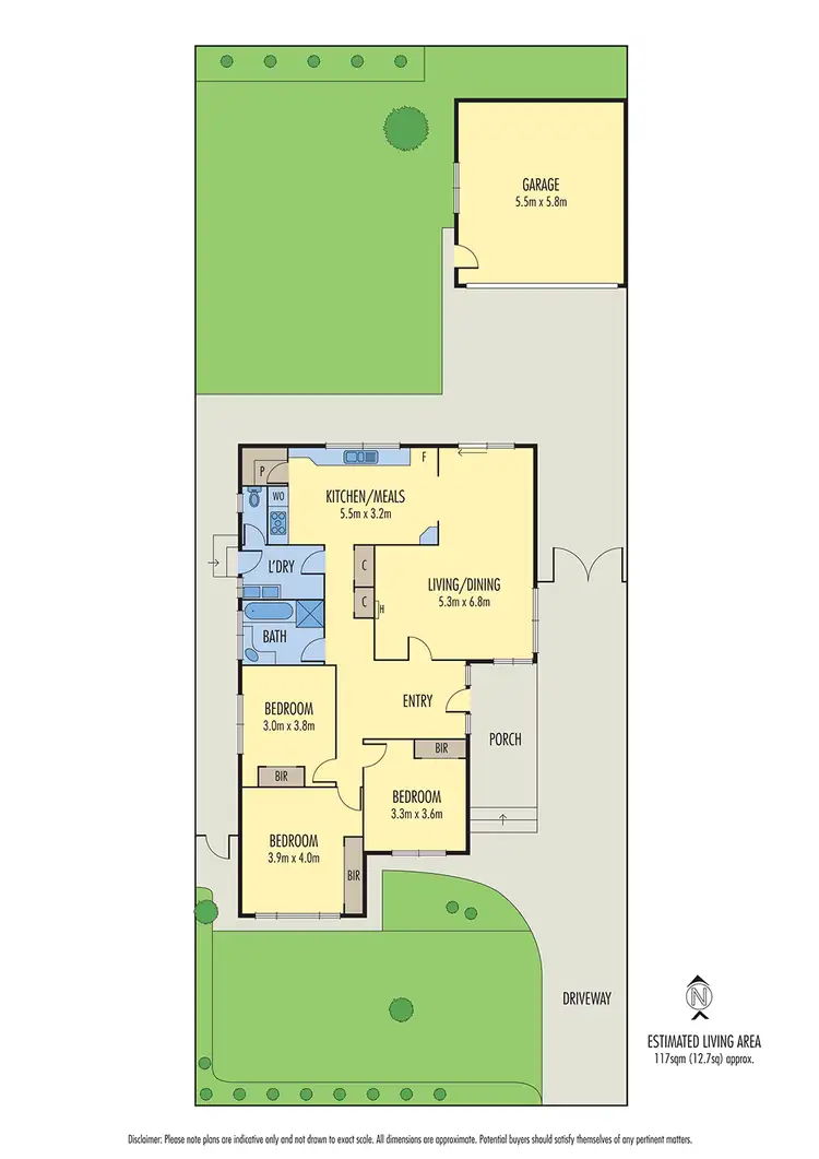 Floorplan of Homely house listing, 8 Karadoc Avenue, Pascoe Vale VIC 3044