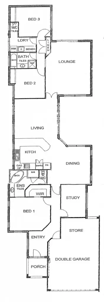 Floorplan of Homely house listing, 10 Danzil Street, Willagee WA 6156