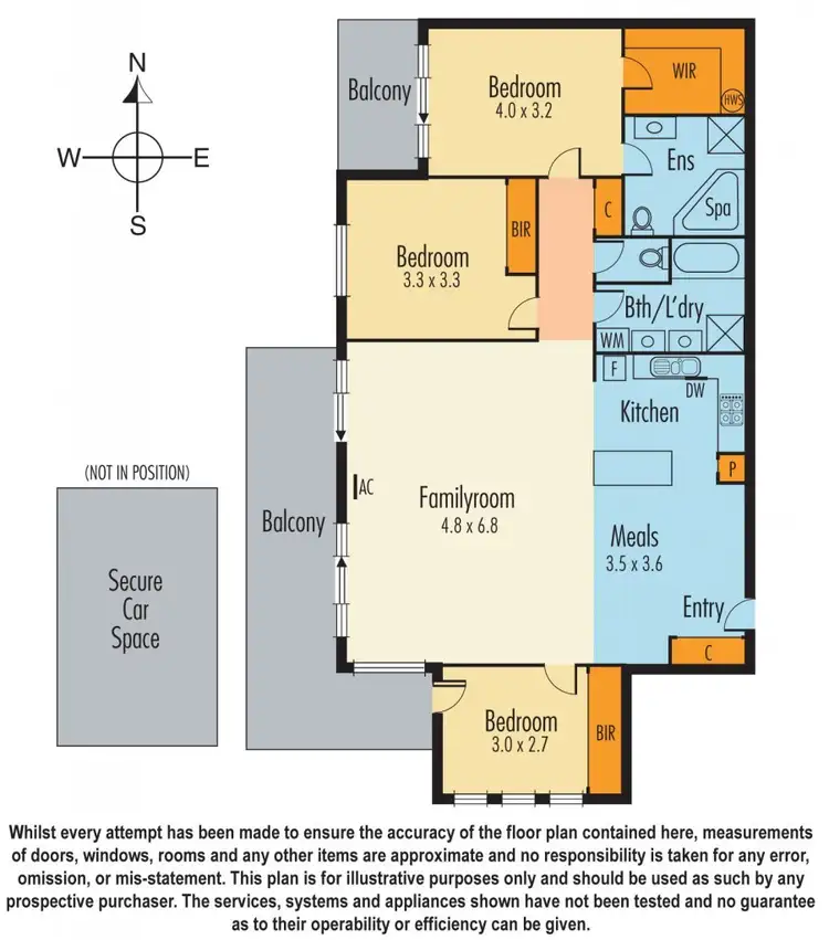 Floorplan of Homely apartment listing, 19/61-63 Clow Street, Dandenong VIC 3175