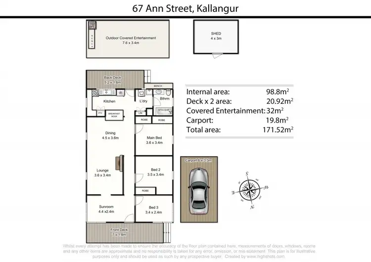 Floorplan of Homely house listing, 67 Ann Street, Kallangur QLD 4503