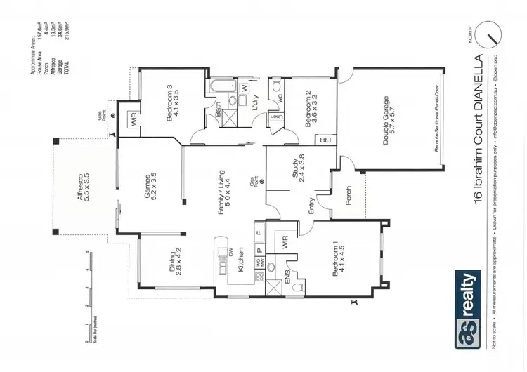 Floorplan of Homely house listing, 16 Ibrahim Court, Dianella WA 6059