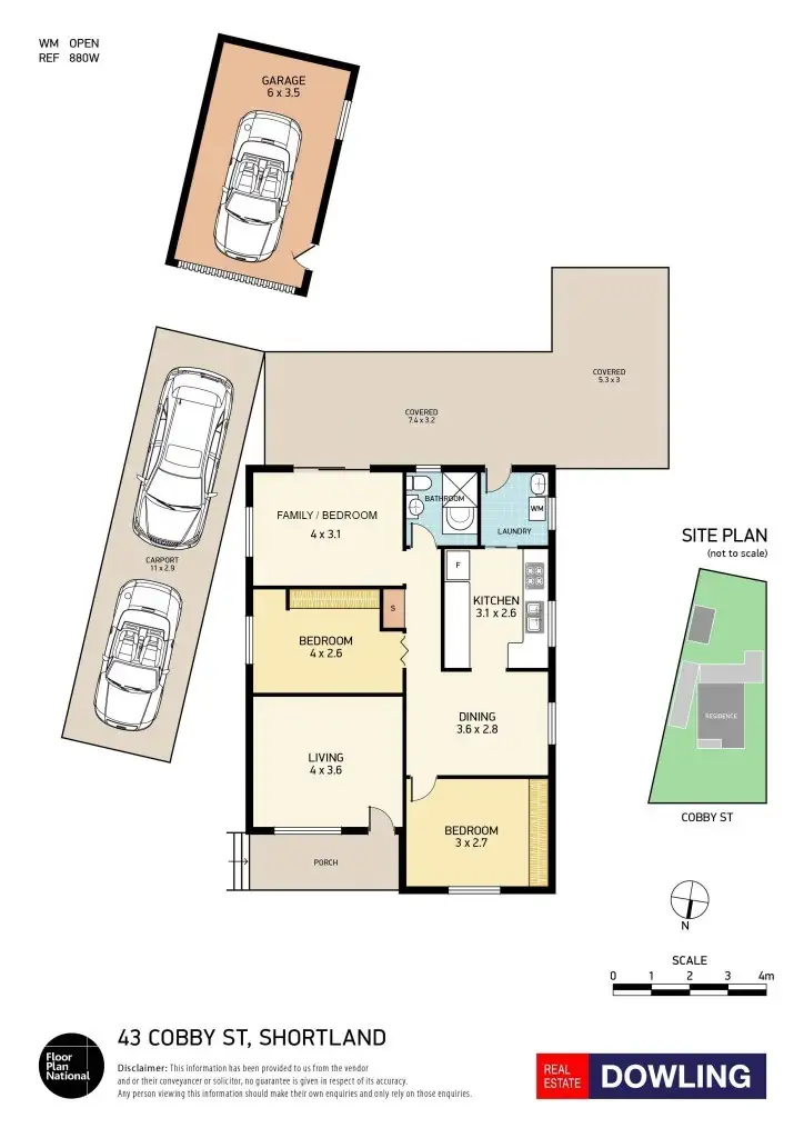 Floorplan of Homely house listing, 43 Cobby Street, Shortland NSW 2307