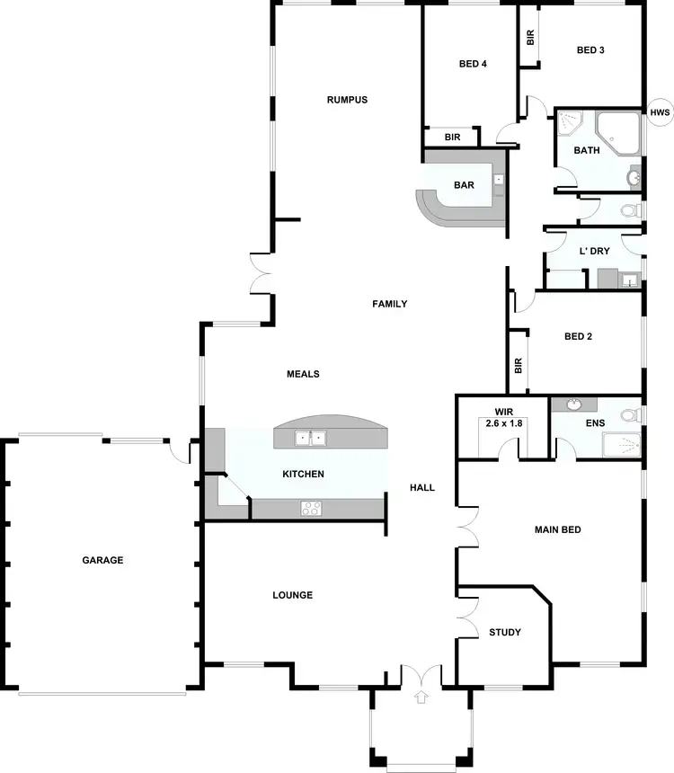Floorplan of Homely house listing, 35 Bushy Park Avenue, Caroline Springs VIC 3023