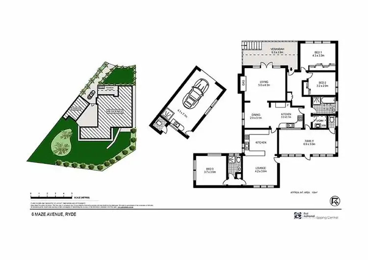 Floorplan of Homely house listing, 6 Maze Avenue, Ryde NSW 2112