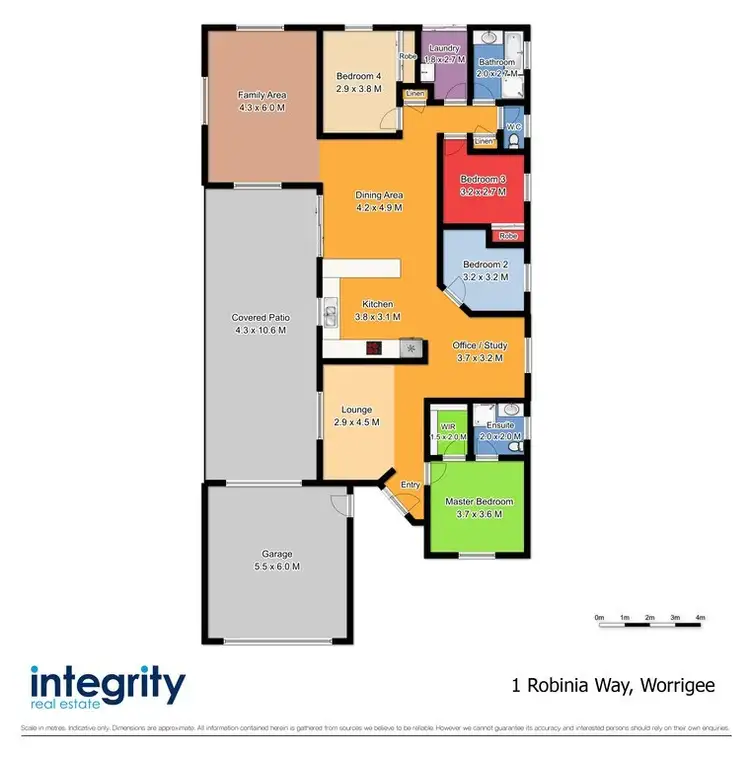 Floorplan of Homely house listing, 1 Robinia Way, Worrigee NSW 2540