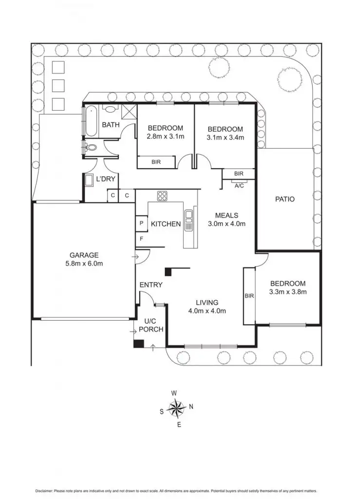 Floorplan of Homely unit listing, 2/1 Mcdougall Street, Fawkner VIC 3060