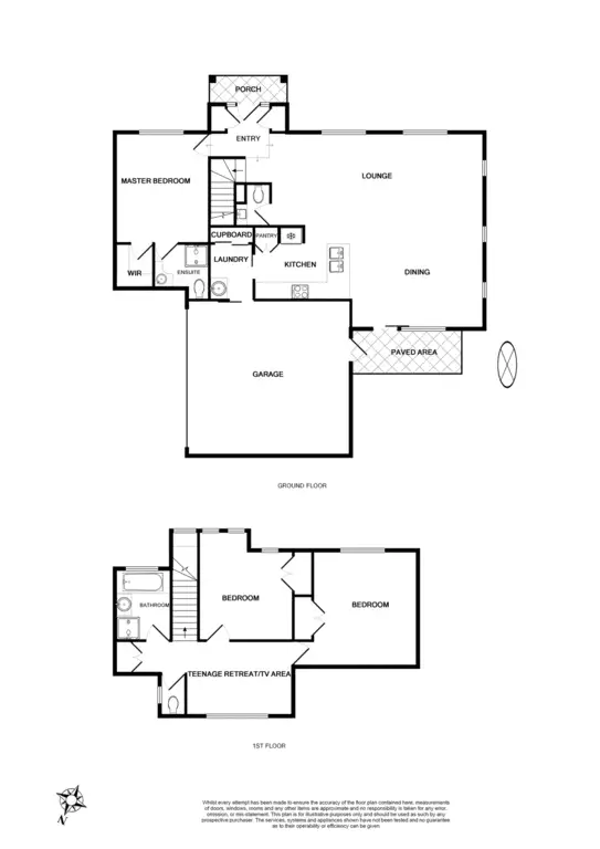 Floorplan of Homely unit listing, 1/45 Mullum Mullum Road, Ringwood VIC 3134