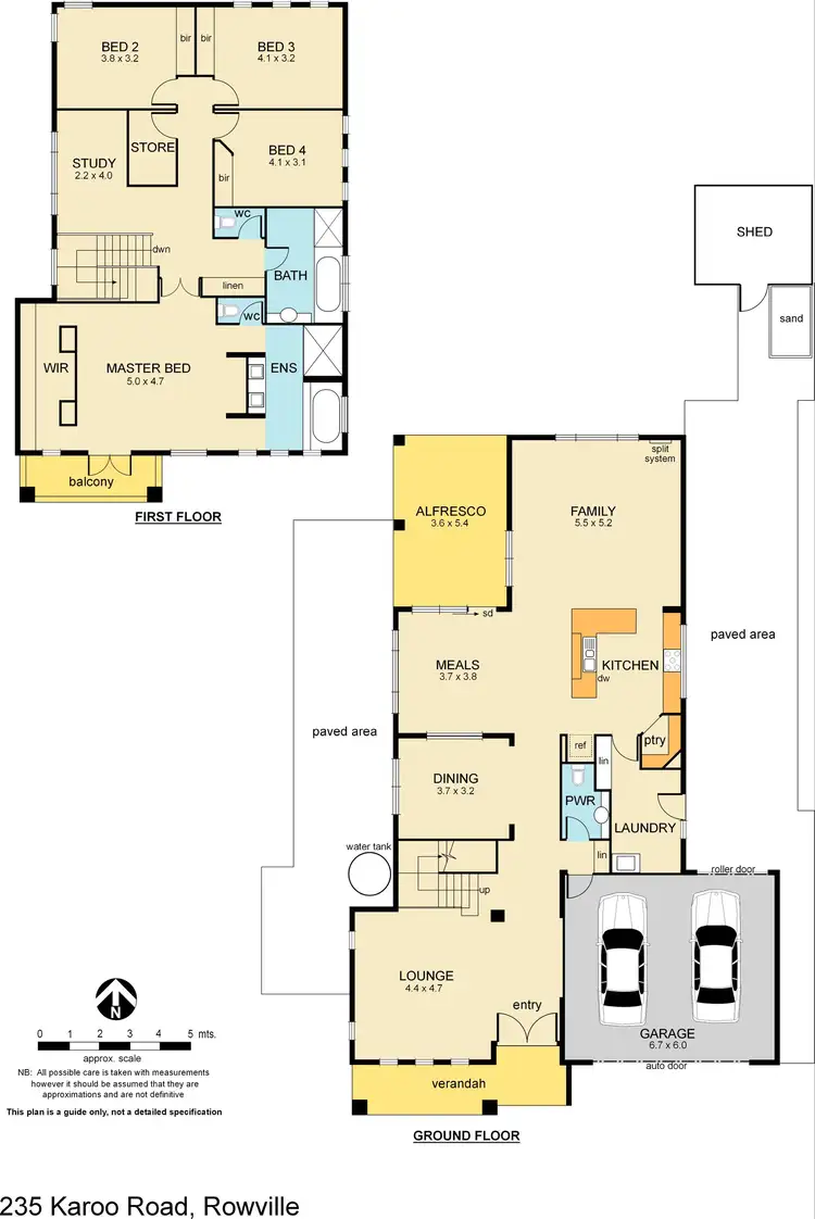 Floorplan of Homely house listing, 235 Karoo Road, Rowville VIC 3178