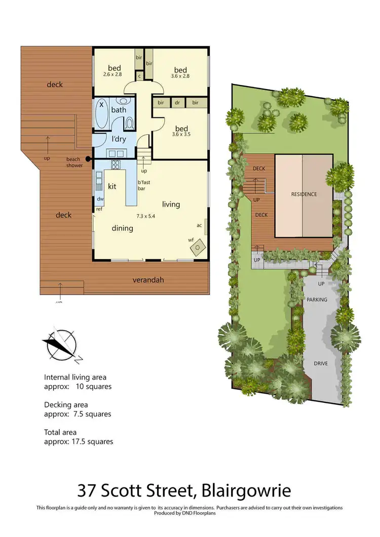 Floorplan of Homely house listing, 37 Scott Street, Blairgowrie VIC 3942