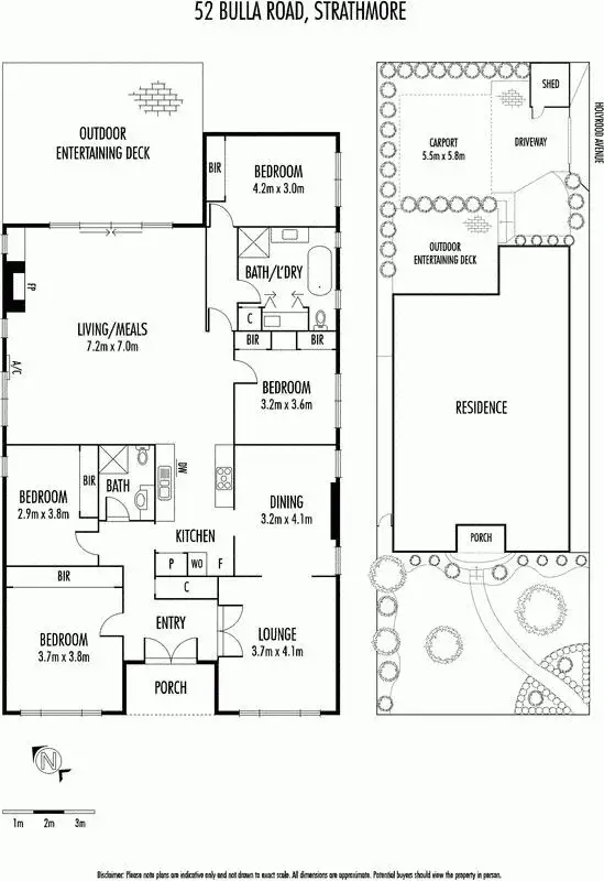 Floorplan of Homely house listing, 52 Bulla Road, Strathmore VIC 3041