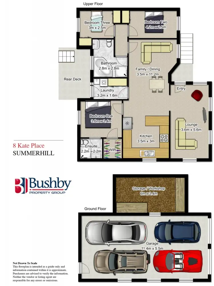 Floorplan of Homely house listing, 8 Kate Place, Summerhill TAS 7250