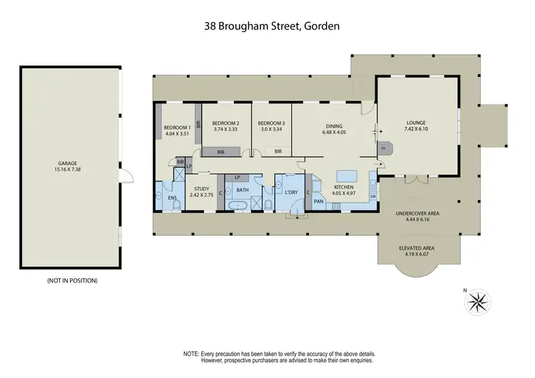 Floorplan of Homely house listing, 38 Brougham Street, Gordon VIC 3345