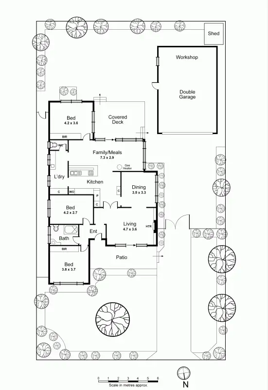 Floorplan of Homely house listing, 14 York Street, Bentleigh East VIC 3165